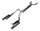 Cat Back Exhaust System 05-10 Mustang V6 Split Rear Dual Exit 2.5 in True Dual After-Cat X/Mid Pi...