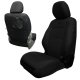 Toyota Tacoma Seat Covers 16-19 Tacoma and TRD Front Black/Black Tactical Series Pair Bartact