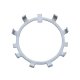Spindle Nut Retainer 2.030 Inch I.D. 8 Bent Over Tabs. 2.030 Inch Id Bent Tab Retainer 8 Bent Ove...