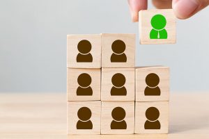 Blocks show the importance of recruiting the right people.