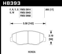 HAWK HPS 5.0 Brake Pad Sets