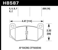 HAWK HPS 5.0 Brake Pad Sets