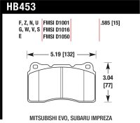 HAWK HP+ Brake Pad Sets