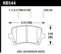 HAWK HPS 5.0 Brake Pad Sets