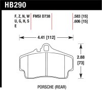 HAWK HP+ Brake Pad Sets