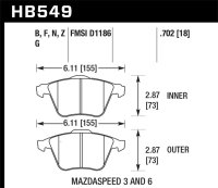 HAWK HPS 5.0 Brake Pad Sets