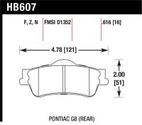 HAWK HPS Brake Pad Sets