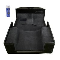 Deluxe Carpet Kit, with Adhesive, Gray; 76-95 Jeep CJ/Wrangler YJ