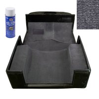 Deluxe Carpet Kit, with Adhesive, Gray; 97-06 Jeep Wrangler TJ