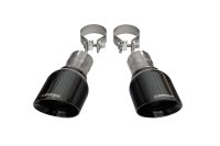 Single 4.5 Inch Black PVD Pro-Series Tips-Pair 11-21 Jeep Grand Cherokee Corsa Performance