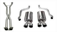2.5 Inch Cat-Back Sport Dual Exhaust w/ Polished 3.5 Inch Tips 09-13 Corvette 6.2L Stainless Stee...