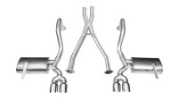 2.5 Inch Cat-Back Plus X-Pipe Xtreme Exhaust Dual Rear Exit 3.5 Inch Polished Tips 97-04 Chevy Co...