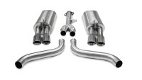 2.5 Inch Cat-Back Sport Dual Exhaust Polished 3.5 Inch Tips 86-91 Corvette C4 5.7L V8 L98 Stainle...