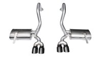 2.5 Inch Axle-Back Xtreme Dual Exhaust w/ Polished 3.5 Inch Tips 97-04 Corvette/Z06 5.7L Stainles...