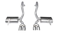 2.5 Inch Axle-Back Xtreme Dual Exhaust Polished 3.5 Inch Tips 97-04 Corvette/Z06 5.7L Stainless S...