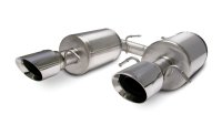 2.5 Inch Axle-Back Touring Dual Exhaust 4.0 Inch Polished Tips 05-07 Cadillac STS 4.6L Stainless ...