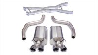 3.0 Inch Cat-Back Sport Dual Exhaust Twin 4.0 Inch Polished Tips 12-13 Corvette Z06 7.0L / ZR1 6....
