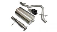3.0 Inch Cat-Back Single Rear Exit with Twin 4.0 Inch Black PVD Pro-Series Tips Corsa Performance
