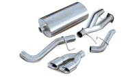 3.0 Inch Cat-Back Sport Single Side Exhaust 4.0 Inch Polished Tips 02-06 Cadillac Escalade/GMC Yu...