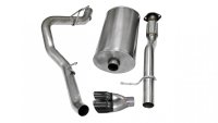 3.0 Inch Cat-Back Single Side Exit with Twin 4.0 Inch Black PVD Pro-Series Tips Corsa Performance