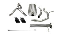 3.0 Inch Cat-Back Sport Dual Rear Exhaust 4.0 Inch Black Tips 2003-06 Chevy SSR 143.5 Inch Wheelb...