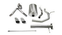 3.0 Inch Cat-Back Sport Dual Rear Exhaust 4.0 Inch Polished Tips 2003-06 Chevy SSR 143.5 Inch Whe...