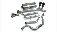 3.0 Inch Cat-Back Dual Rear Exit with Single 4.0 Inch Black PVD Pro-Series Tips Corsa Performance