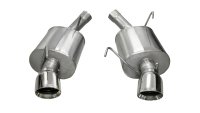 2.5 Inch Axle-Back Sport Dual Exhaust Polished 4.0 Inch Tips 05-10 Mustang GT 4.6L/Shelby GT500 5...