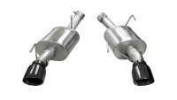 2.5 Inch Axle-Back Xtreme Dual Exhaust Black 4.0 Inch Tips 05-10 Mustang GT 4.6L/Shelby GT500 5.4...