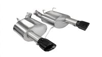 3.0 Inch Axle-Back Xtreme Dual Exhaust Black 4.0 Inch Tips 11-14 Mustang GT/11-13 Boss 302 5.0L S...