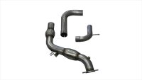 3.0 Inch Exhaust Downpipe w/ 200 Cell Cat And Adapter To 3.0 Inch Cat-Back 15-17 Mustang Fastback...