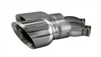Two Single 4.5 Inch Polished Tips Clamps Included Single Rear Exits For Corsa Mustang GT Exhaust ...