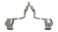 2.5 Inch Cat-Back Xtreme Dual Rear Exhaust GTX Polished Tips 09-10 Dodge Challenger R/T Manual Tr...