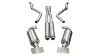 2.75 Inch Cat-Back Xtreme Dual Rear Exhaust GTX Polished Tips 08-10 Dodge Challenger SRT-8 6.1L V...