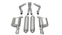 2.5 Inch Cat-Back Xtreme Dual Rear Exhaust 3.5 Inch Polished Tips (No Tow Hitch) 05-10 Chrysler 3...
