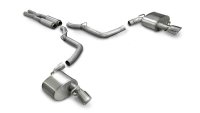 2.75 Inch Cat-Back Extreme Dual Exhaust 4.0 Inch Polished Tips (No Tow Hitch) 05-10 Chrysler 300 ...