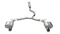 2.5 Inch Cat-Back Dual Rear Exit with Single 3.5 Inch Black PVD Pro-Series Tips Corsa Performance