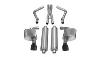 2.75 Inch Cat-Back Extreme Dual Exhaust 4.5 Inch Black Tips 12-14 Chrysler 300/Dodge Charger SRT-...