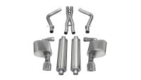 2.75 Inch Cat-Back Extreme Dual Exhaust 4.5 Inch Polished Tips 12-14 Chrysler 300/Dodge Charger S...