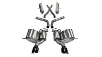 2.75 Inch Cat-Back Sport Single Exhaust 4.5 Inch Black Tips 12-Present Jeep Grand Cherokee SRT-8/...