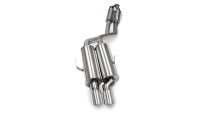2.25 Inch Cat-Back Sport Single Rear Exhaust 3.0 Inch Polished Tips 1992-99 BMW 325/328/M3 E36 St...