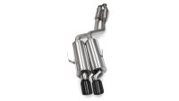 2.25 Inch Cat-Back Sport Single Rear Exhaust 3.0 Inch Black Tips 1992-99 BMW 325/328/M3 E36 Stain...