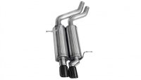 2.25 Inch Axle-Back Sport Dual Exhaust 3.0 Inch Black Tips 01-06 BMW 325i/325ci E46/E36 Convertib...