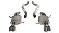 2.5 Inch Cat-Back Sport Dual Rear Exhaust 3.0 Inch Polished Tips 08-12 BMW M3 E92 Coupe/Convertib...