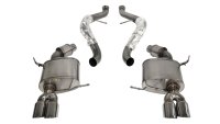 2.5 Inch Cat-Back Sport Dual Rear Exhaust 3.0 Inch Polished Tips 08-12 BMW M3 E90 Stainless Steel...