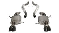 2.5 Inch Cat-Back Sport Dual Rear Exhaust 3.0 Inch Black Tips 08-12 BMW M3 E90 Stainless Steel Co...