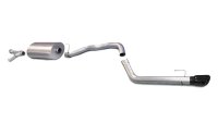 3.0 Inch Cat-Back Touring Single Rear Exit Exhaust 4.0 Inch Black Tip 08-17 Toyota Sequoia 5.7L V...