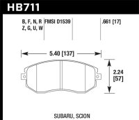 HAWK HPS 5.0 Brake Pad Sets