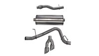 3.0 Inch Cat-Back Sport Single Side Exit Exhaust 4.0 Inch Polished Tips 15-Present Chevy Suburban...