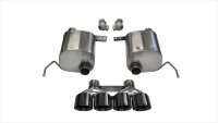 2.75 Inch Valve-Back Xtreme Exhaust Dual Rear Exit Quad 4.5 Inch Black Tips 14-Present Chevy Corv...